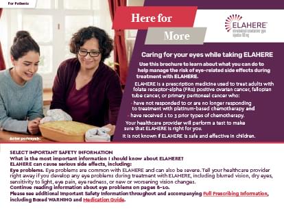 ELAHERE Ocular Events Brochure